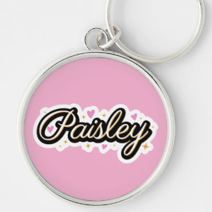 Paisley Name niedlich Design Schlüsselanhänger