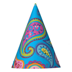 Paisley Niedlich Colorful 1. Party zum Geburtstag Partyhütchen