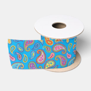 Paisley Niedlich Colorful 1. Party zum Geburtstag Satinband