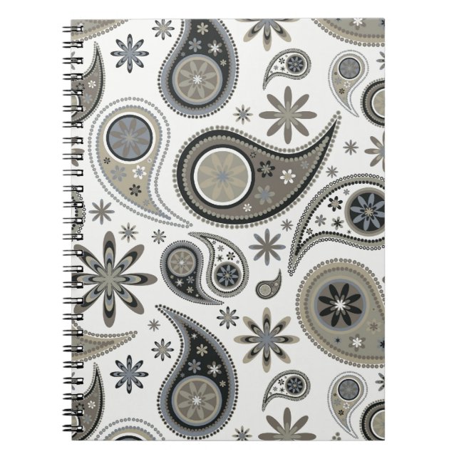 Paisley Notebook Notizblock (Vorderseite)