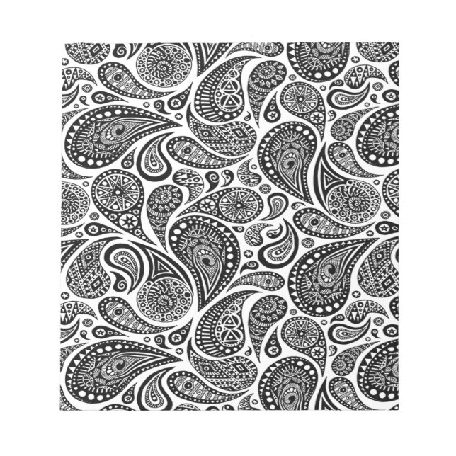 Paisley Notizblock (Vorderseite)