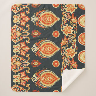 Paisley Oriental Ethnic Stoff Sherpadecke