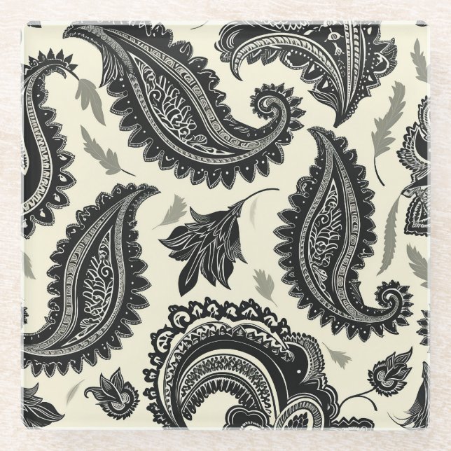 Paisley Palaces Glasuntersetzer (Vorderseite)