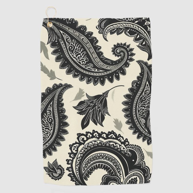 Paisley Palaces Golfhandtuch (Vorderseite)