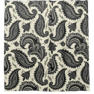 Paisley-Paläste Duschvorhang