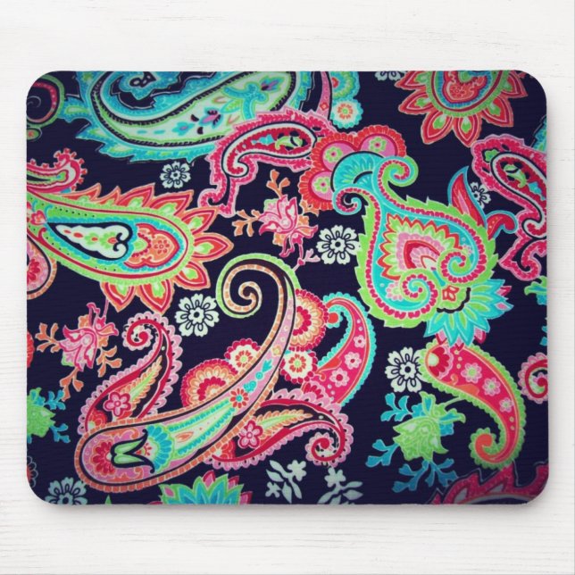 Paisley-Paradies Mousepad (Vorne)