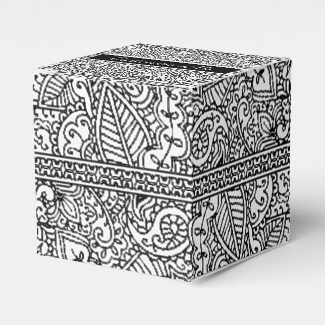 Paisley Passion - Black (Henna) Geschenkschachtel (Vorderseite)