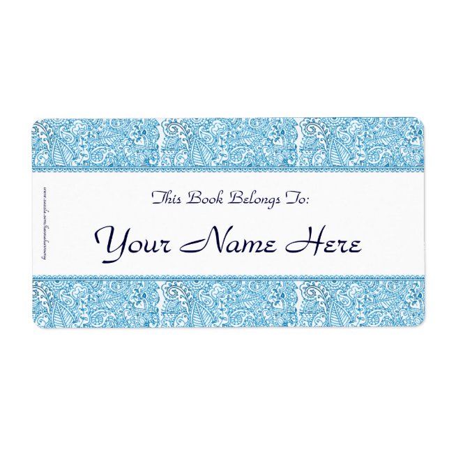 Paisley Passion - Blue (Henna) (Vorne)