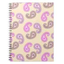 Paisley Pattern Boho Notebook