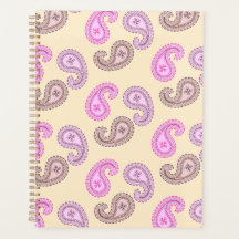 Paisley Pattern Boho Standardgrößenplaner