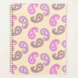 Paisley Pattern Boho Standardgrößenplaner Planer