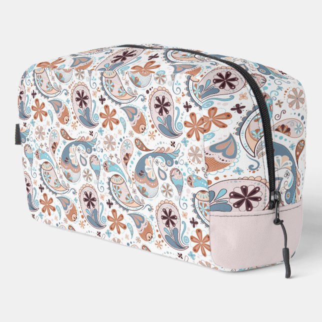 Paisley Pattern Hintergrund Waschbeutel (Rechte Ecke)