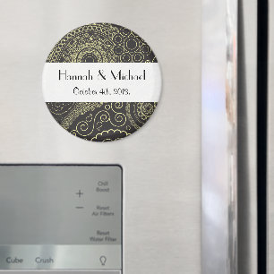 Paisley Pattern, Persisches Paisley, Boteh, Hochze Magnet