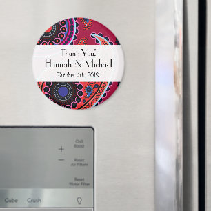 Paisley Pattern, Persisches Paisley, Boteh, Hochze Magnet