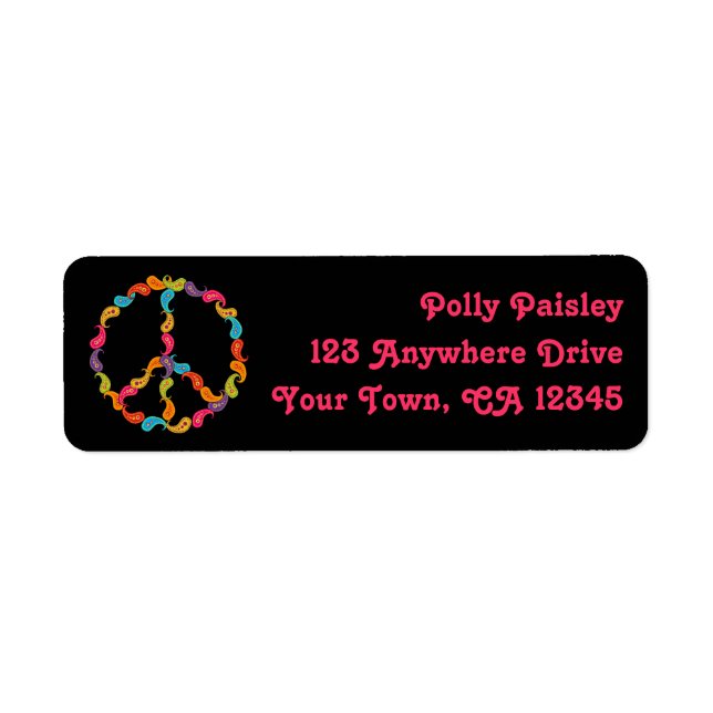 Paisley Peace Sign (Vorne)