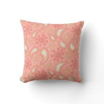 Paisley Peach Blooms