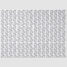 Paisley Petal Rhythm black lines Seidenpapier