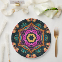 Paisley Pink Floral Flower 6a4