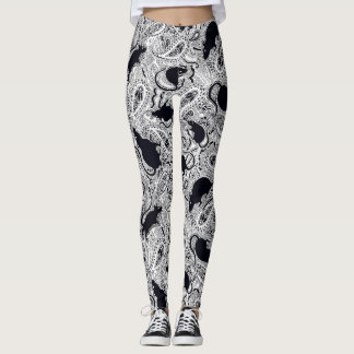 Paisley-Ratten-Leggings Leggings