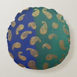 Paisley Rundes Kissen