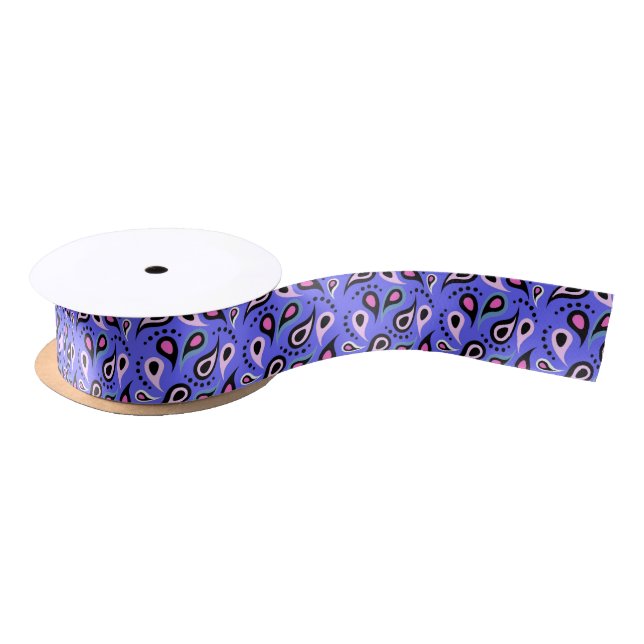 Paisley Satinband (Spule)