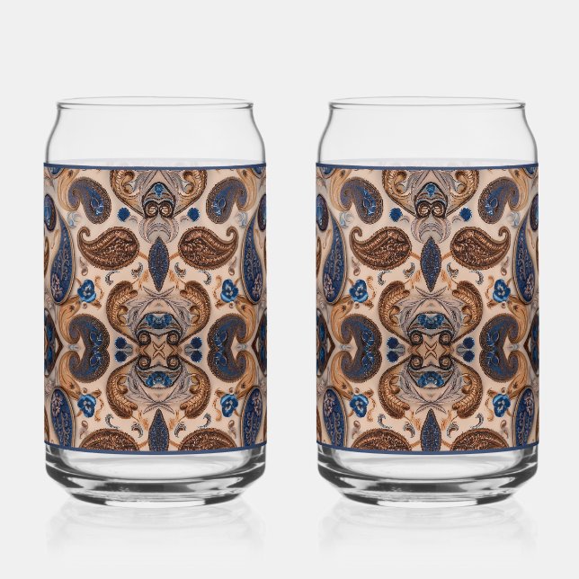 Paisley Soda Glass (Recto)