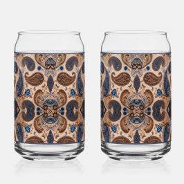 Paisley Soda Glass Dosenglas