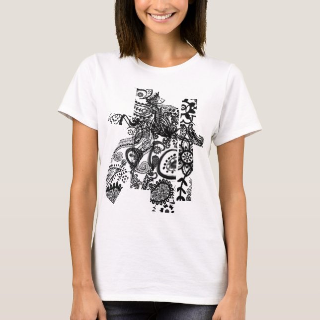 Paisley Stripes T-Shirt (Vorderseite)