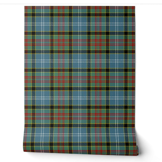 Paisley Tartan Kariert Scottish Clan Tapete (Abrollen)