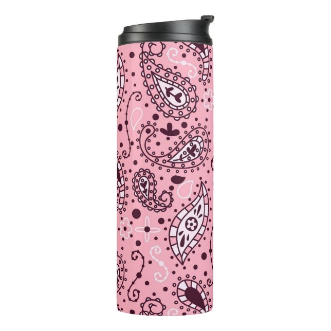 Paisley Thermosbecher (Nach links gedreht)