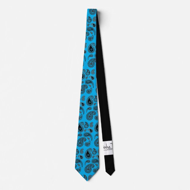 Paisley Turq 101 Krawatte (Vorderseite)