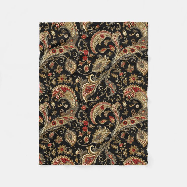 Paisley, Viktorianisch, Gothic, Fleecedecke (Vorderseite)