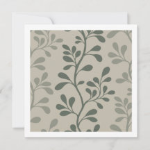 Paisley Walzer Grüne Silhouette Minimal Botanisch