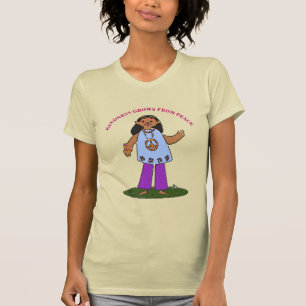 Paix, ajouter ou modifier du texte, T-shirt