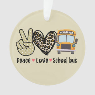 Paix, Amour, Bus scolaire