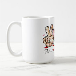 Paix, Amour, Café Mug : Siroter avec style ☕