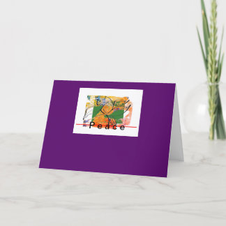 paix colombe carte de voeux lumineux espoir