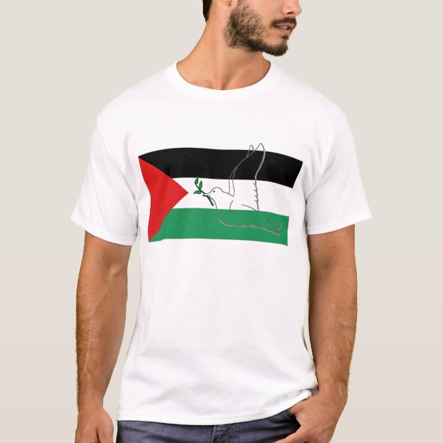 PAIX DANS LE T-SHIRT DE LA PALESTINE - (Devant)