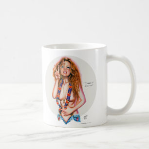 Paix de ciel par la tasse de café d'Elizabeth