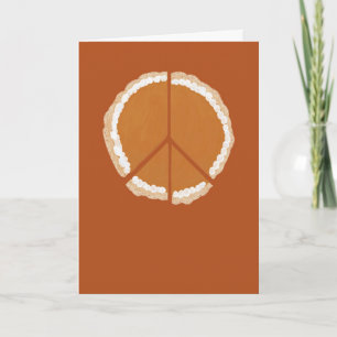 Paix de gâteau Citrouille tarte Carte de voeux de 