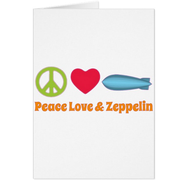 Paix et zeppelin d'amour (Devant)