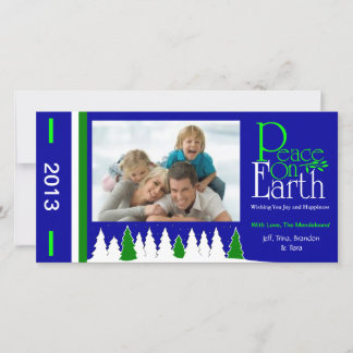 Paix M1 sur les cartes photos Terre-Royaux de Noël