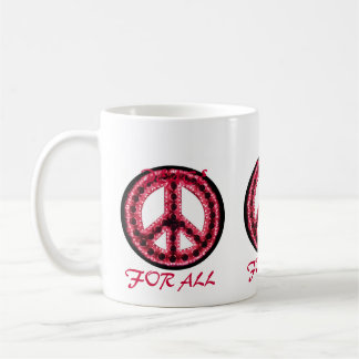 paix rouge pour toute la tasse