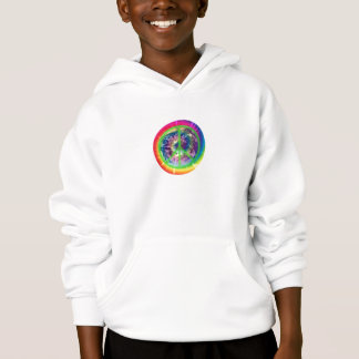 Paix sur le sweat - shirt à capuche de la terre