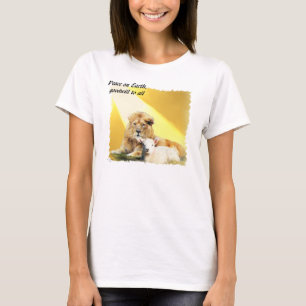Paix sur le T-shirt de la terre…