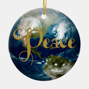 Paix sur Terre Arbre de Noël Ornement