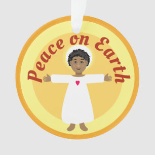 Paix sur Terre Jésus et enfants du monde