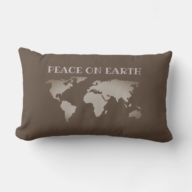 Paix Sur Terre Oreiller Extérieur (Recto)