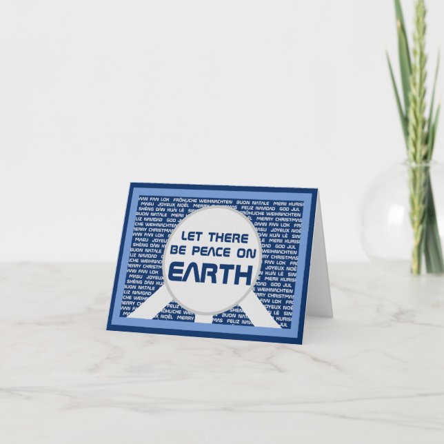 Paix sur Terre - vierge à l'intérieur de la carte  (Devant)