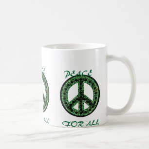 paix verte pour toute la tasse